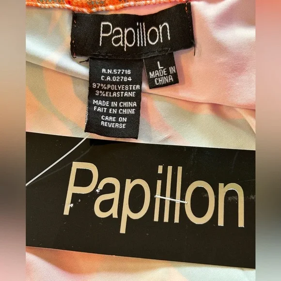 NWT Papillon Colourful Stretchy Sleeveless Grecian Sundress - Size Large - Picture 6 of 9